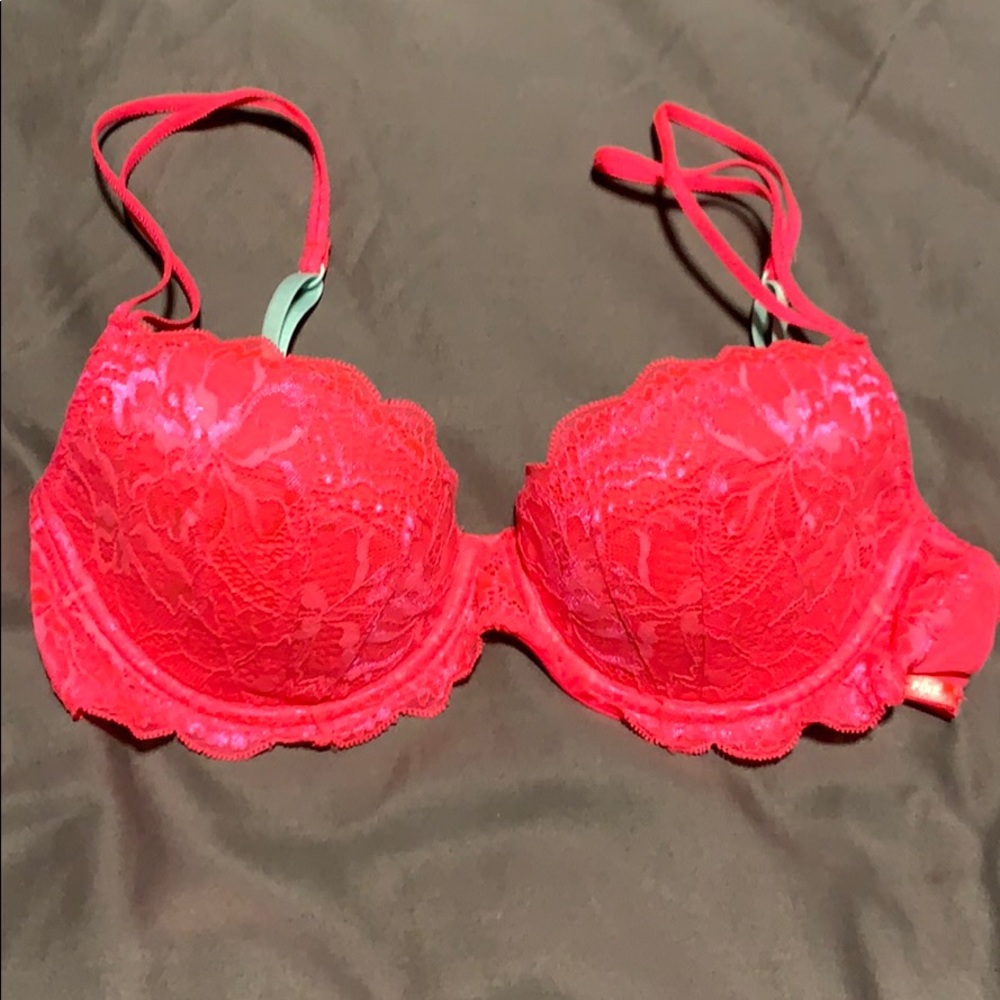 Pink bra